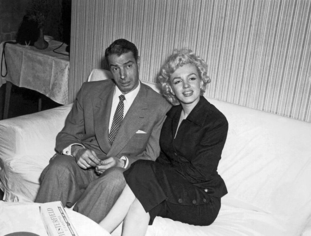 Joe DiMaggio Marilyn Monroeval közösen