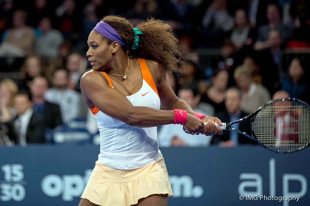 Serena Williams játék közben