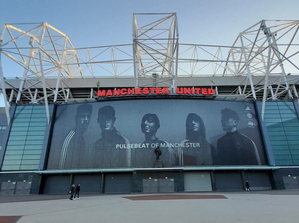 A Manchester United stadionja