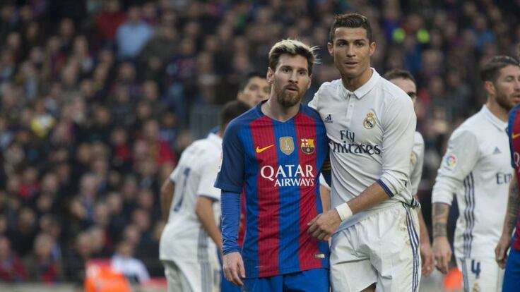 Cristiano Ronaldo és Lionel Messi a 2017-es El Clasico-n
