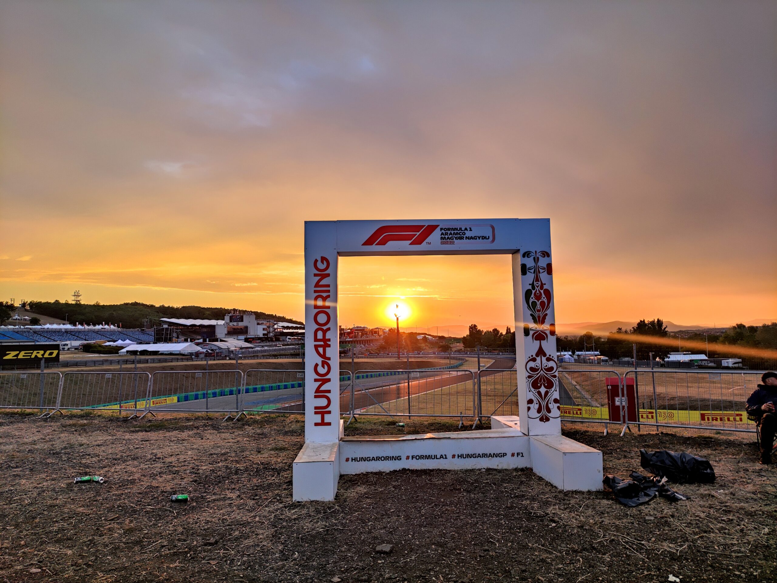 Hungaroring naplementében