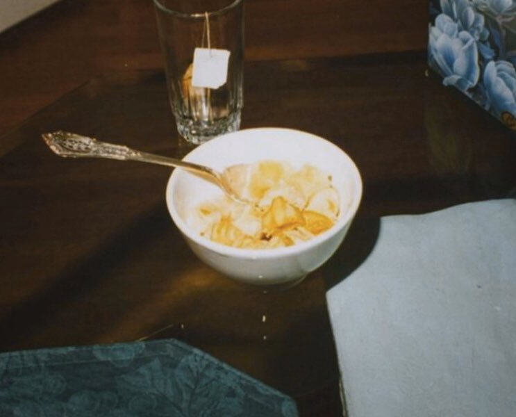 A karácsonyi partin készült kép az ananászos tálról, amiből JonBenét evett a halála előtti órákban