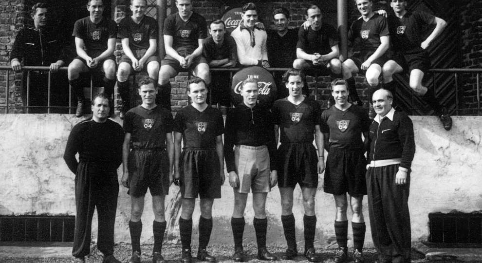 A német másodosztály győztes csapata 1951-ben
