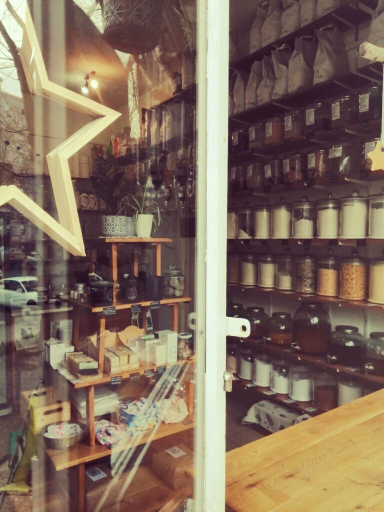 csomagolásmentes üzlet, Pécs