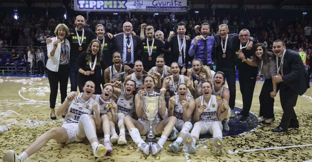 A 2024/25-ös szezon bajnoki döntőjét a Sopron Basket nyerte